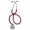 3M Littmann Lightweight II S.E. Stéthoscopes, Tubulure Bordeaux, 71 Cm, 2451 + GIMA ÉTUI CLASSIC pour stéthoscope - Bordeaux.