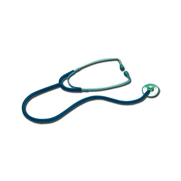 ERKA 544.00020. Stéthoscope, Erkaphon Alu avec Tube Bleu Marine