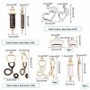 PH PandaHall 38pcs Breloques dinfirmière médicale, 7 Styles Pendentifs En Émail Infirmière Breloques Stéthoscope Seringue po