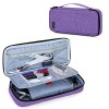 Trunab Sac Stethoscope Etui Stéthoscope Trousse Gris avec Pochette Intérieur, Compatible avec 3M Littmann/MDF/ADC et Autres A