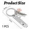 XIXKOLYU® Porte-clés en acier inoxydable avec gravure en forme de fleur - Stéthoscope seringue - Cadeau pour infirmières - Ca