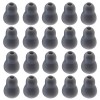 Lot de 20 bouchons doreille de rechange souples en silicone pour stéthoscope Gris