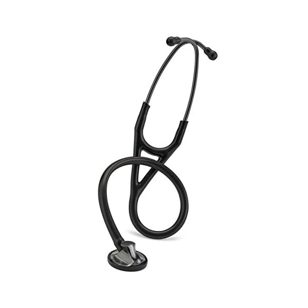 3M Littmann Stéthoscope Master Cardiology 2176 Noir - Smoke Edition + GIMA ÉTUI CLASSIC pour stéthoscope - noir.