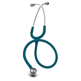 3M Littmann Stéthoscope Classic II Nouveau-Né 2124 Bleu Caraïbes + GIMA ÉTUI CLASSIC pour stéthoscope - noir.