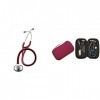 3M Littmann Stéthoscope Master Cardiology 2163 Bordeaux + GIMA ÉTUI CLASSIC pour stéthoscope - Bordeaux.