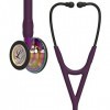 3M Littmann Cardiology IV Stéthoscope de diagnostic, Édition Rainbow Brillant, tubulure prune, base violet et lyre noire, 623