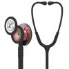 3M Littmann Stéthoscope de Surveillance Classic III, Tubulure Noire, Rainbow Edition, 69 cm, 5870 + GIMA ÉTUI CLASSIC pour st