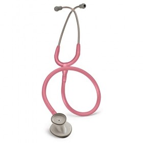 3M Littmann Stéthoscope Lightweight II S.E 2456, Rose + GIMA ÉTUI CLASSIC pour stéthoscope - noir.