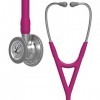 3M Littmann Stéthoscope de Diagnostic Cardiology IV, Pavillon Standard, Tubulure Framboise, 69 cm, 6158 + GIMA ÉTUI CLASSIC p