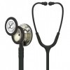 3M Littmann Stéthoscope de Surveillance Classic III, Tubulure Noire, Édition Champagne, 69 cm, 5861 + GIMA ÉTUI CLASSIC pour 