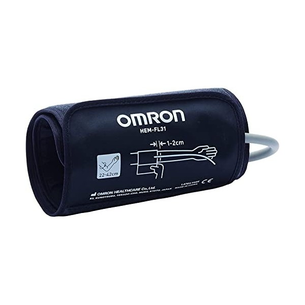 OMRON brassard Intelli Wrap 22 à 42 cm HEM-FL31-E pour tensiomètres de bras OMRON,Accessoire original d’ OMRON