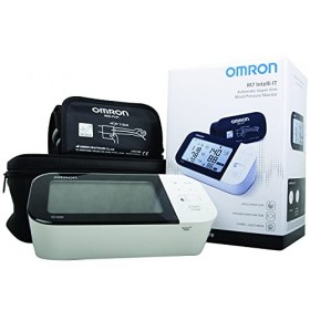 OMRON OMH7361-E Tensiomètre brassard électronique Intelli It connecté M7 Noir/blanc