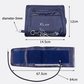 Tensiomètre Brassard Extra Large Brassard de Tensiomètre Brassard de Remplacement Tensiomètre Appareils de Tensiomètre à Usag