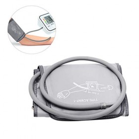 HEALLILY Tensiomètres Brassard Brassard de Remplacement Brassard Sphygmomanomètre Brassard de Pression Artérielle Gris