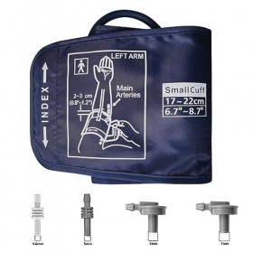 Brassard de pression artérielle réglable de 17 à 22 cm pour moniteur de pression artérielle portable avec connecteur remplaça