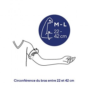 Thuasne - Brassard M-L pour tensiomètres bras Classic et 3 mesures - Garantie 2 ans - Confortable et Ergonomique - Pour circo