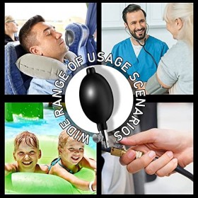 Wanjorlay 6 PièCes Ampoule de Tension ArtéRielle Remplacement Ampoule de Gonflage Pompe RéGlable Main Pompe à Presser Manuel 