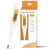 Femometer Thermomètre Buccal Médical, Thermomètre pour Fièvre, Thermomètre Oral ou sous les Aisselles pour Adultes et Enfants