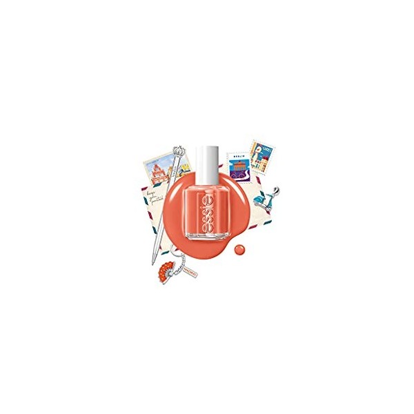 Essie keep you posted collection 2021 30159426 nail polish Orange Gloss