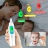 Thermometre auriculaire, Thermomètre auriculaire bebe, Thermometre médical pour bébé et adulte, Termometre infrarouge avec en