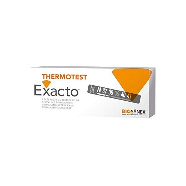 Biosynex Exacto Thermotest Révélateur de Température 1 Unité Lot de 1 Multicolore