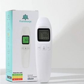 Thermomètre Frontal et Auriculaire infrarouge pour Bébé, enfant et adulte. Thermomètre Médical Professionnel - Précis - Facil