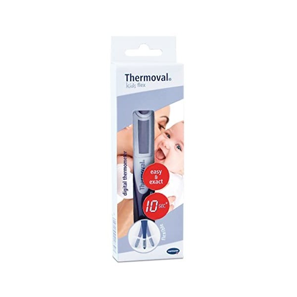 Thermoval® kids flex Thermomètre médical électronique à sonde flexible, pour une mesure confortable et en douceur