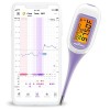 Easy@Home Thermomètre basal bluetooth suivi dovulation contrôle du cycle avec Premom APP Française iOS et Android ,1/100e d