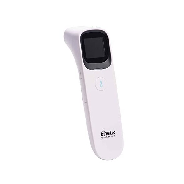 Kinetik Wellbeing Thermomètre auriculaire intelligent et sans contact - Utilisé par le NHS - en association avec St John Ambu