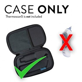 TUDIA Rigide de Voyage Absorption des Chocs de Transport étui de Rangement pour Thermometer ThermoScan 5 IRT6500 / 7 IRT6520