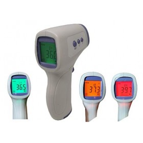 Thermomètre infrarouge sans contact - 3 couleurs - Mesure 1 seconde
