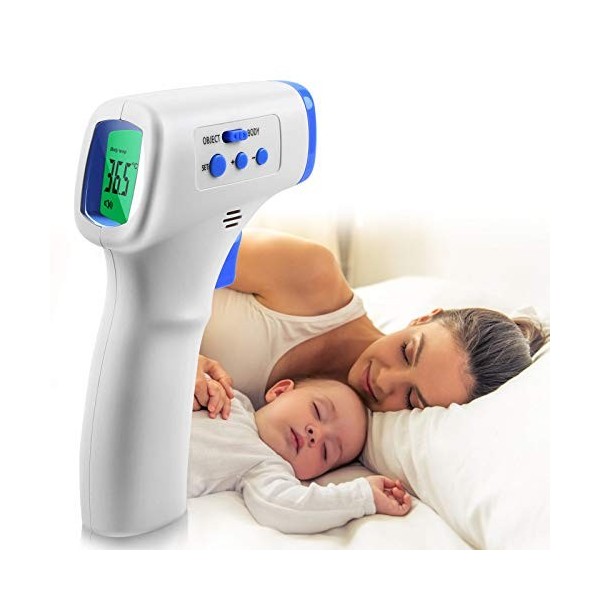 EUROPAPA Thermomètre de fièvre numérique pour bébé, enfant et adult