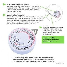 66FIT Mètre Ruban avec indicateur dIMC