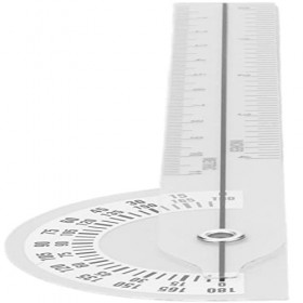 TEMKIN Goniomètre de Doigt Professionnel - Outil de Mesure de Marque Claire à 180 degrés for lamplitude de Mouvement des art