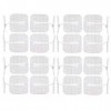 Med-Fit 16 TENS Lot de 4 électrodes adhésives de qualité supérieure extra durables 5 x 5 cm