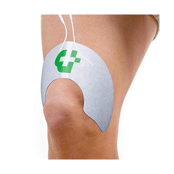 TESMED Knee 2 électrodes de qualité supérieure pour le genou, pas besoin de gel