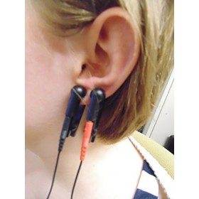Électrodes TENS oreille clip A utiliser avec TENS Machines - Deux paires