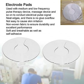 Électrode Mammaire 2 Pièces pour Masseur Électrique EMS Patch délectrode en Silicone pour Machine de Massage du Sein Accesso
