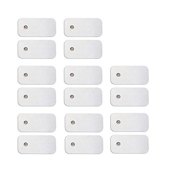 MED-FIT 5 x 10 cm Flexi STIM 16 x 3,5 mm Stud type snap/boutons TENS Coussinets autocollants sadaptent avec BEURER, SANITA