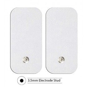 MED-FIT 5 x 10 cm Flexi STIM 16 x 3,5 mm Stud type snap/boutons TENS Coussinets autocollants sadaptent avec BEURER, SANITA