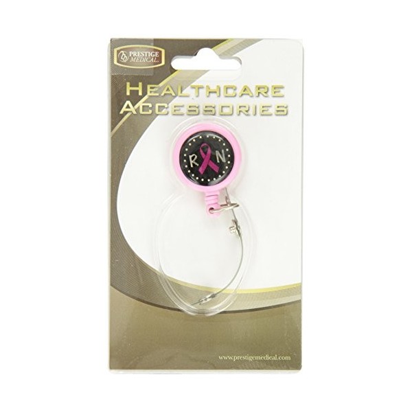 NCD Medical Retracteze Porte-Carte dIdentité Pink Ribbons Black