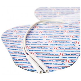 TensCare 2x 105x155mm électrodes papillon réutilisables pour appareil de stimulation électrique