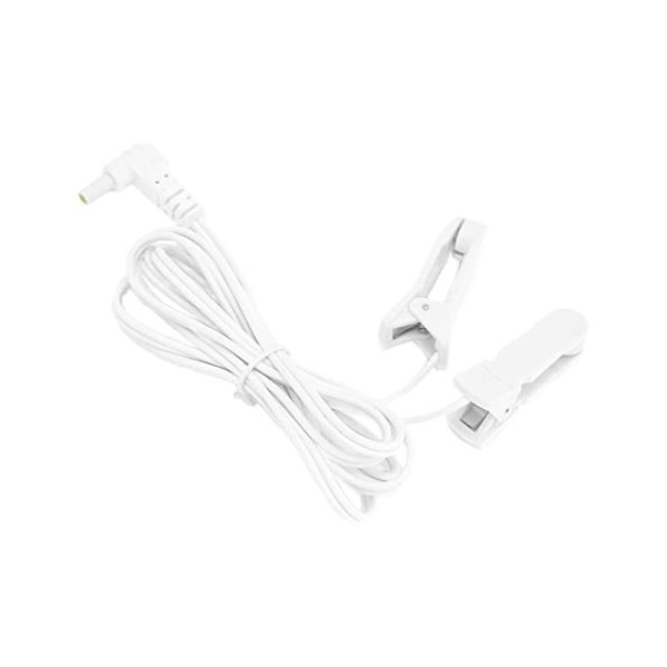 Câble de Fil TENS, Fil D'électrode de Clip D'oreille Portable de 2,5 Mm,  Accessoire de Câble de Connexion pour Machine de Massage Numérique TENS