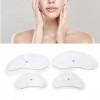 Coussinets Réutilisables sans Latex pour Massage du Visage, électrodes Auto-adhésives pour Visage Mince en Forme de V