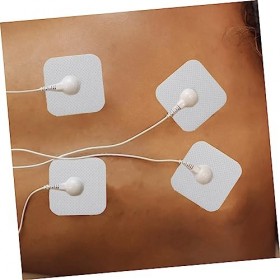 Healifty 10 Pièces Feuille DÉlectrode Non Tissée Approvisionnement En Physiothérapie Coussinets DUnité Portables Coussinets