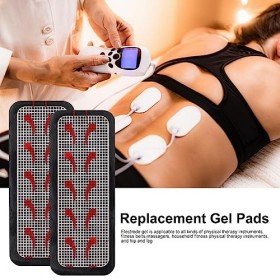 Shenrongtong Rechange pour unité Tens - Patchs dunité Remplacement pour stimulateur Musculaire TENS,Coussinets délectrodes 