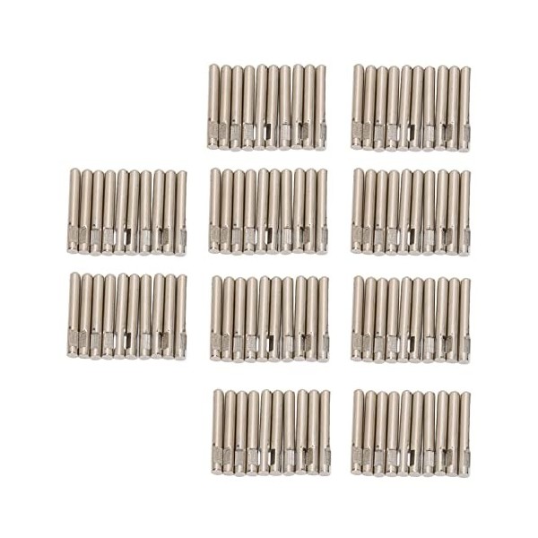 Broche de Fil délectrode, Installation Facile Bonne conductivité 100pcs 0.1in Prise de Fil délectrode pour unité TENS Mince