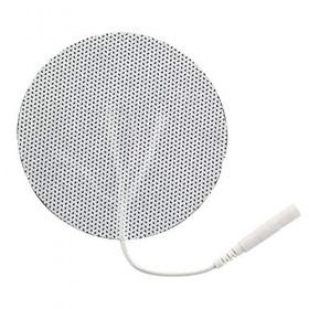 Duendhd 10 PièCes SéRies ÉLectrode Pad 4 Cm Circulaire Non-Tissé Acupoint Massage SpéCial Insert pour PhysiothéRapie ÉLectrod