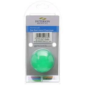 Homecraft, balle en gel pour exercice de la main, dextérité doigts et avant-bras, couleur verte, extra douceur, très molle, e