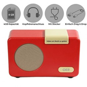 OER Lecteur de Musique - démence Radio - Rouge